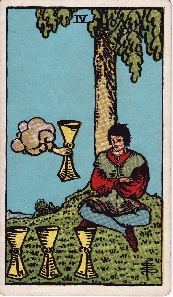 Four of Cups — Rider-Waite tarot card