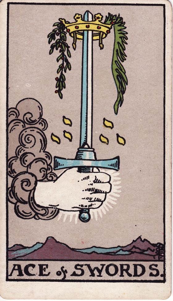 Ace of Swords — Rider-Waite tarot card