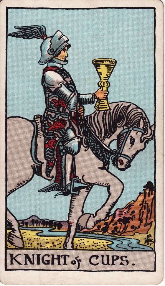 Knight of Cups — Rider-Waite tarot card