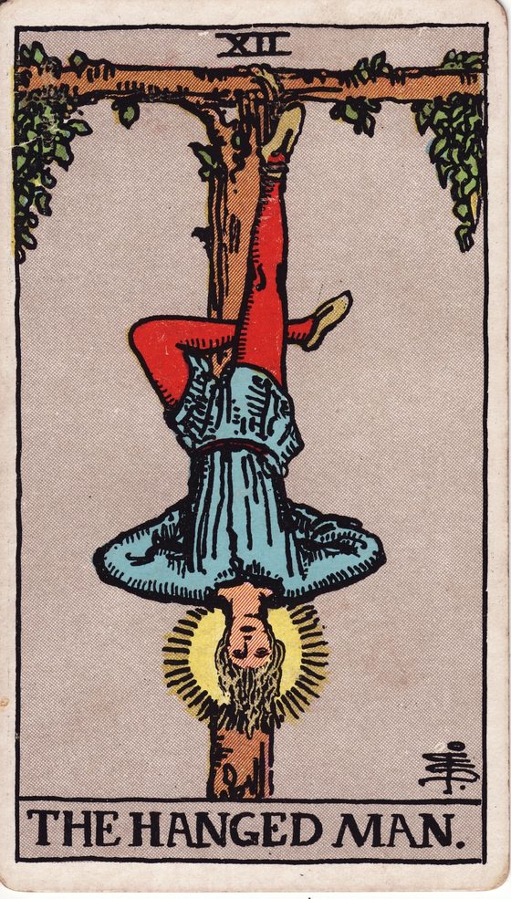 The Hanged Man — Rider-Waite tarot card
