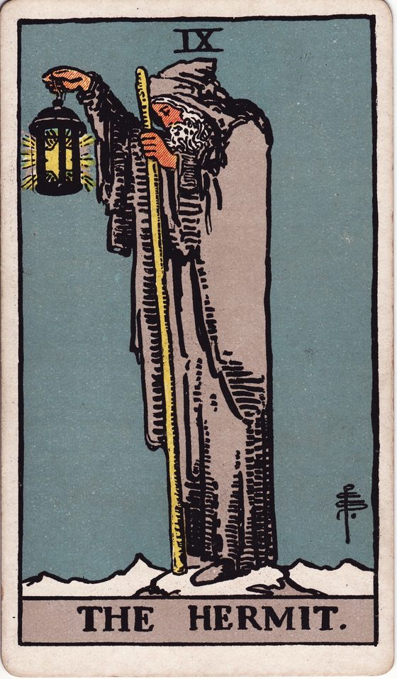 The Hermit — Rider-Waite tarot card