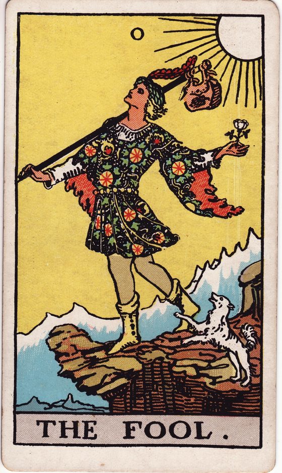 The Fool — Rider-Waite tarot card