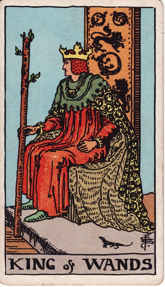 King of Wands — Rider-Waite tarot card